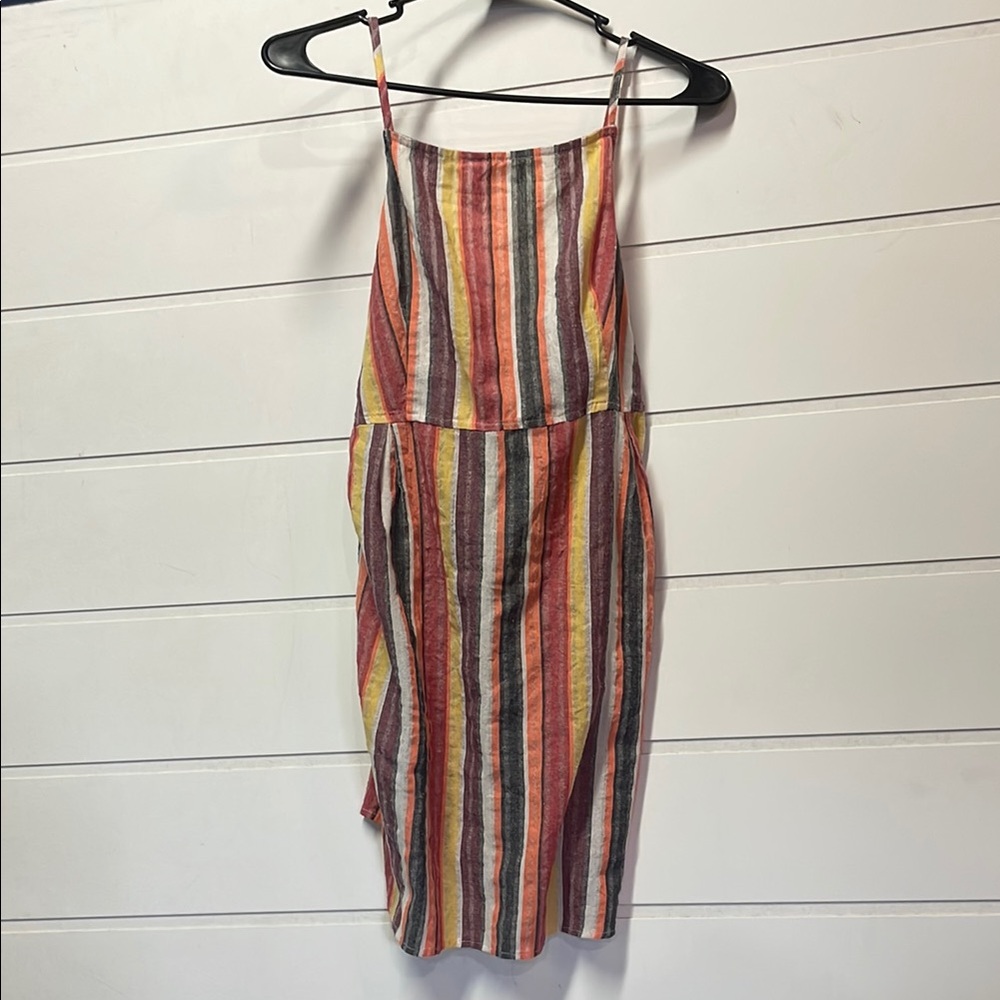 Striped Dress with cute back